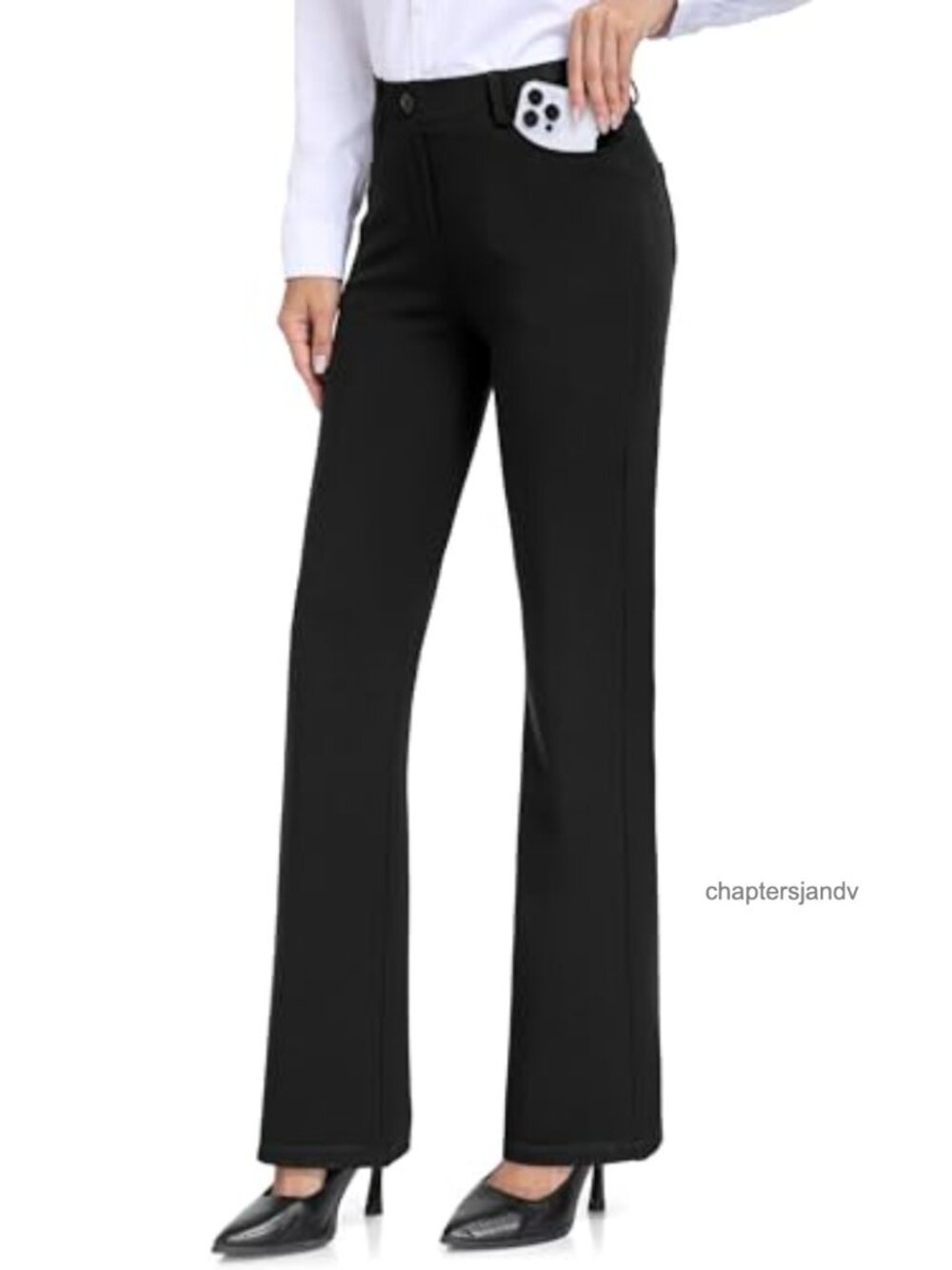 Tall Women's Bootcut Dress Pants Stretch Yoga Work Slacks Business Casual